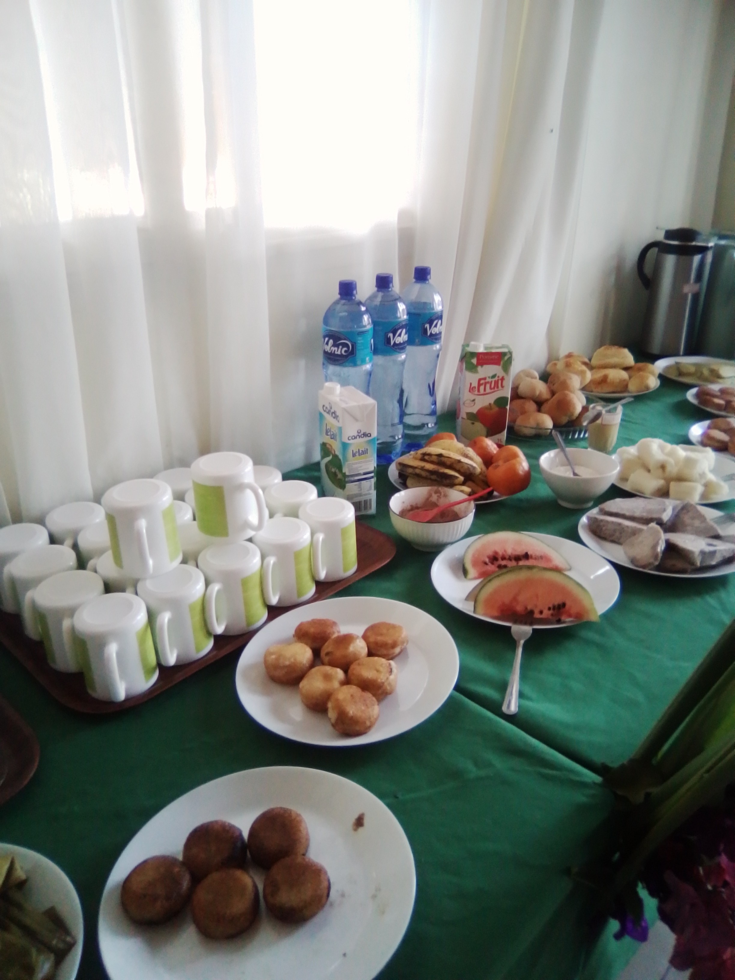 petit déjeuner en buffet